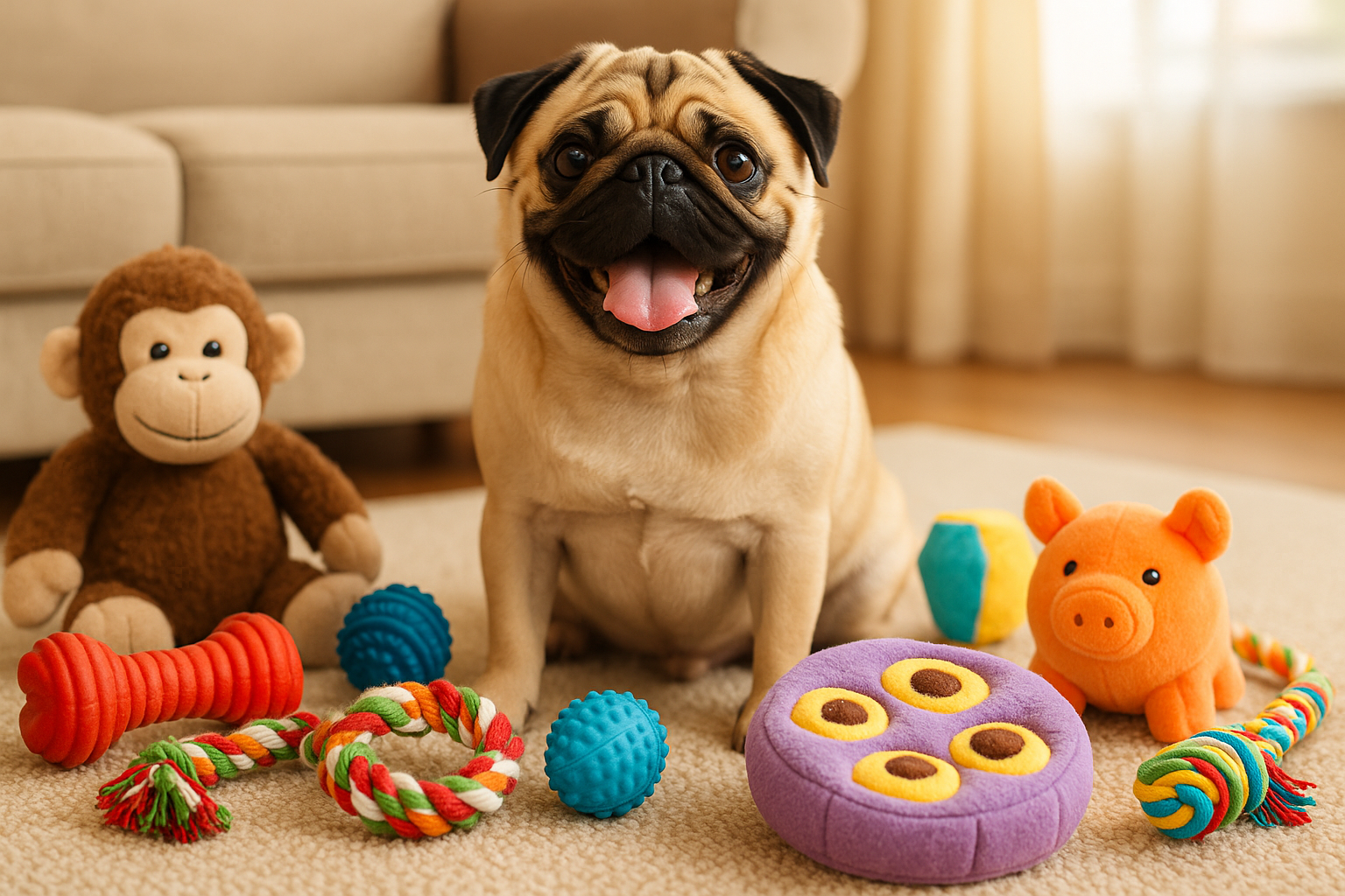 How to Choose the Best Toys for Your Pug’s Personality