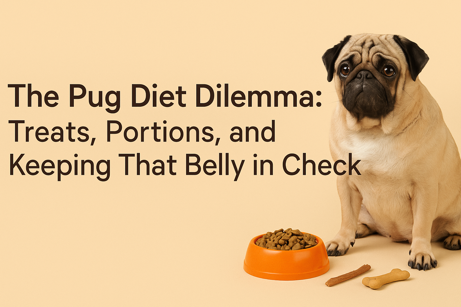 The Pug Diet Dilemma: Healthy Treats, Portions & Weight-Control Tips