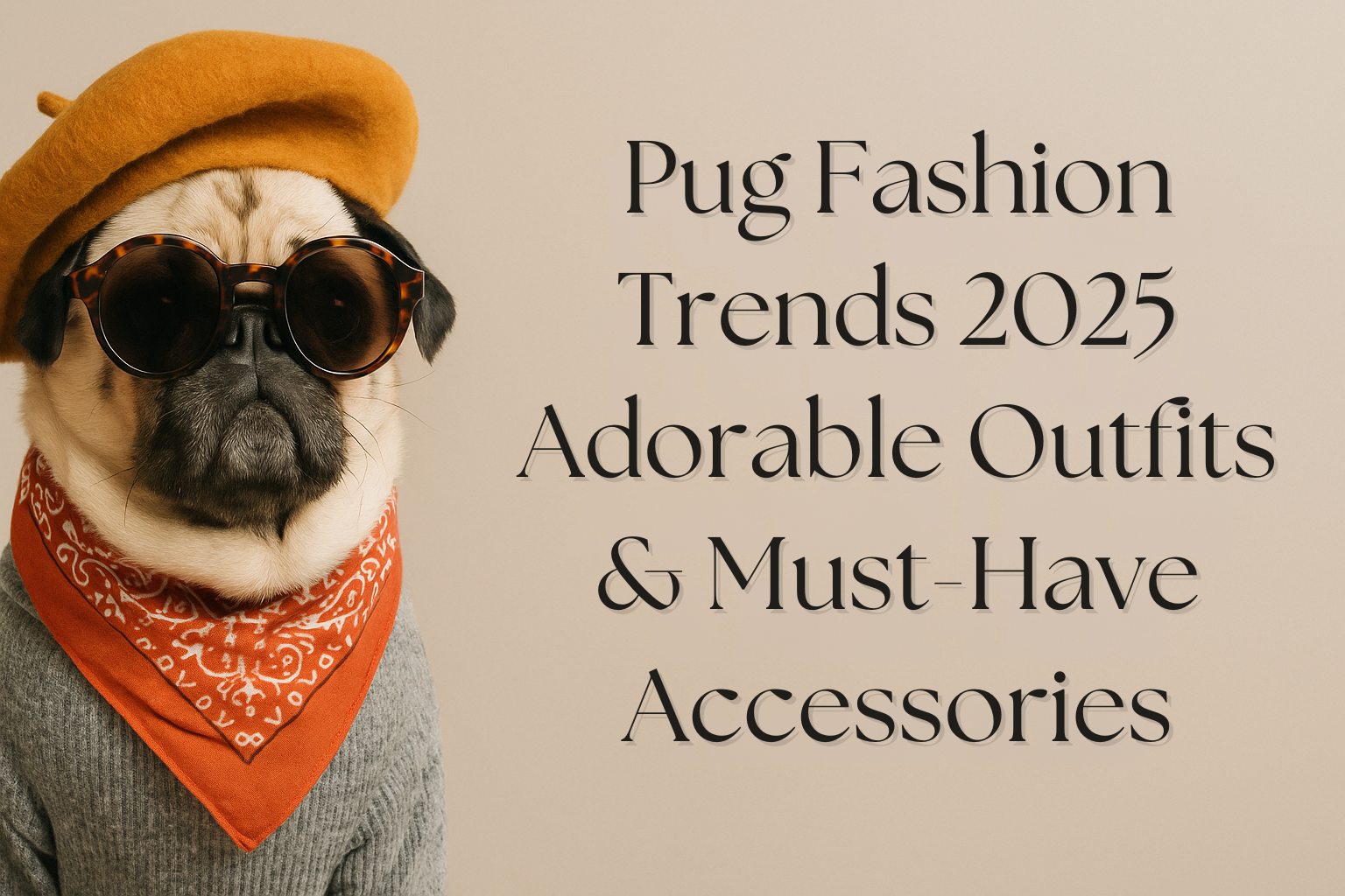 Pug Fashion Trends 2025: Adorable Outfits & Must-Have Accessories