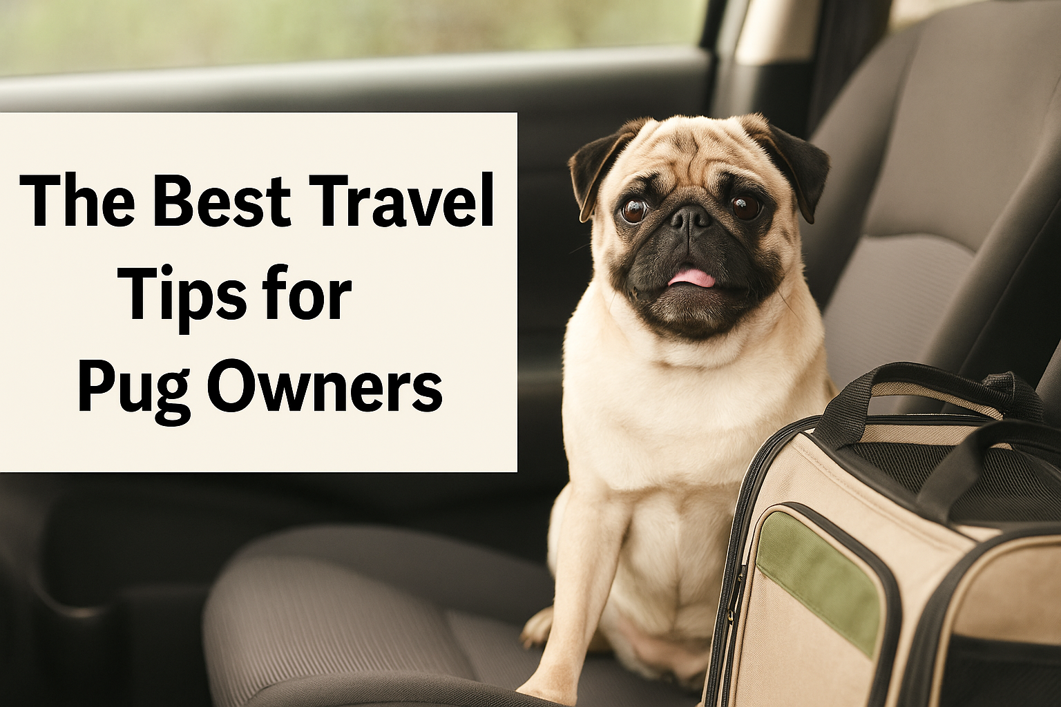 The Best Travel Tips for Pug Owners