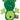 Woolies Frog Toy by Spunky Pup